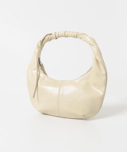 KBF（ケイビーエフ）の「ハンドルデザインサークルBAG（ハンドバッグ・レディース・アイボリー/ブラック・ONE）」の7枚目の写真