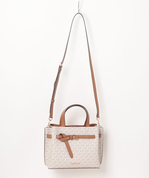 MICHAEL KORS(マイケルコース)の「EMILIA サッチェル スモール - MKシグネチャー(ハンドバッグ・レディース・ホワイト系その他・FREE)」の5枚目の写真
