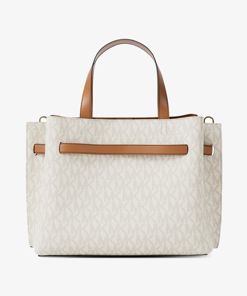 MICHAEL KORS(マイケルコース)の「EMILIA サッチェル スモール - MKシグネチャー(ハンドバッグ・レディース・ホワイト系その他・FREE)」の4枚目の写真