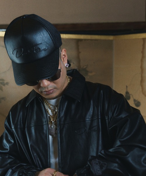 XLARGE×DexFilmz FAUX LEATHER MESH CAP（キャップ）｜XLARGE