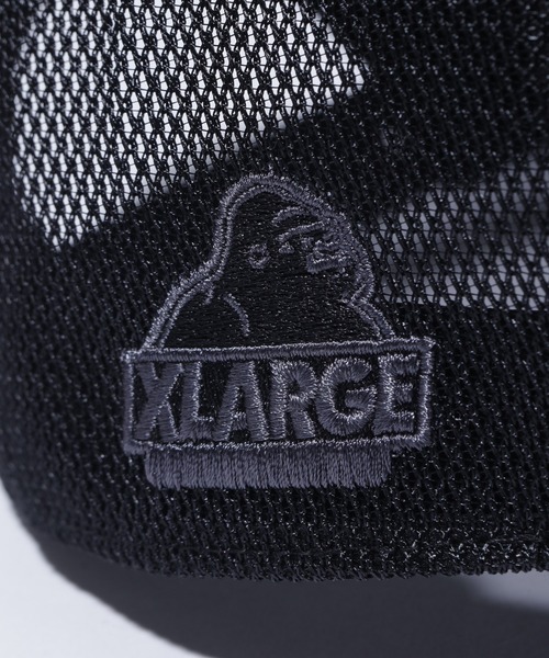 XLARGE(エクストララージ)の「XLARGE×DexFilmz FAUX LEATHER MESH CAP(キャップ・メンズ・ブラック・ONE SIZE)」の6枚目の写真