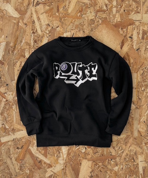 セール】裏起毛 オーバーサイズ バックプリントスウェット（スウェット