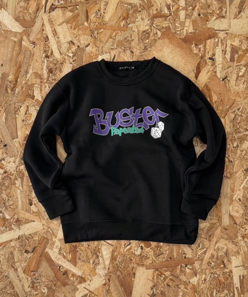 セール】裏起毛 オーバーサイズ バックプリントスウェット（スウェット