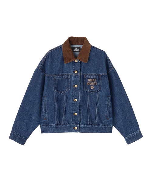 新品タグ付き♡M.U.L.♡ロゴ入り♡エレファント型押し♡デニムジャケット 新品タグ付き♡M.U.L.♡ロゴ入り♡エレファント型押し♡デニムジャケット