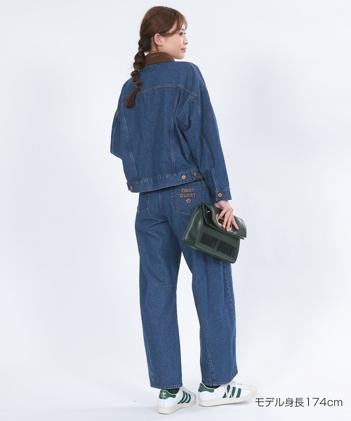 レトロロゴデニム ブルゾン（デニムジャケット）｜MARY QUANT