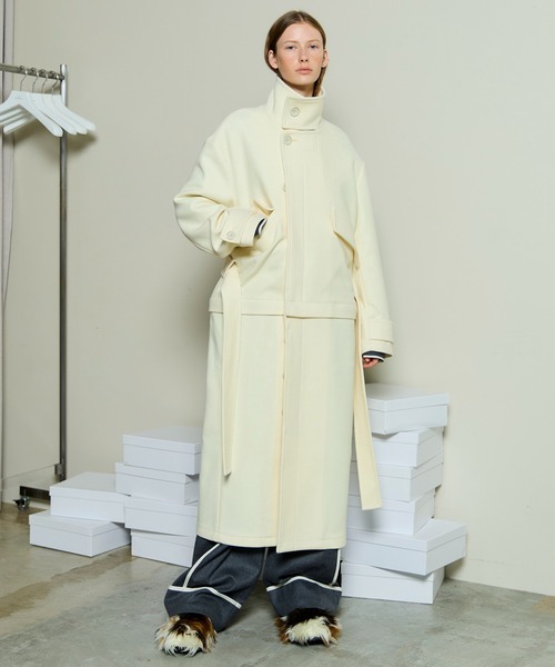 セール】2way Stand Collar Coat / 2WAYスタンドカラーコート（その他