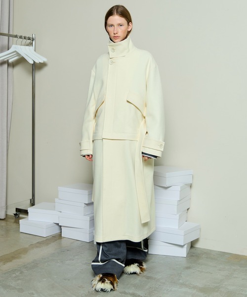 セール】2way Stand Collar Coat / 2WAYスタンドカラーコート（その他