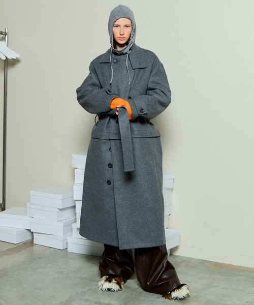 セール】2way Stand Collar Coat / 2WAYスタンドカラーコート（その他