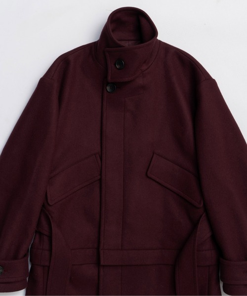 MAISON SPECIAL（メゾンスペシャル）の「2way Stand Collar Coat / 2WAYスタンドカラーコート（その他アウター・レディース・ブラック/グレー/ホワイト/ボルドー・FREE）」の14枚目の写真