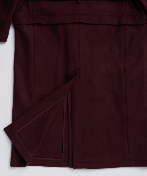 MAISON SPECIAL（メゾンスペシャル）の「2way Stand Collar Coat / 2WAYスタンドカラーコート（その他アウター・レディース・ブラック/グレー/ホワイト/ボルドー・FREE）」の19枚目の写真