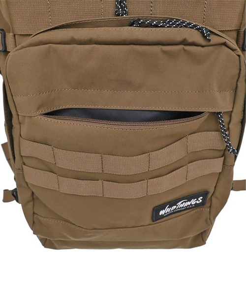 WILD THINGS(ワイルドシングス)の「WILDTHINGS バックパック 30L(バックパック/リュック・メンズ・ブラック/グレー/ベージュ・FREE)」の9枚目の写真