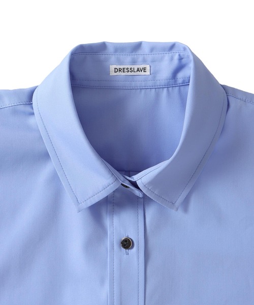 DRESSLAVE(ドレスレイブ)の「just fit shirts(ジャストフィットシャツ)(シャツ/ブラウス・レディース・ベージュ/ブルー・38)」の15枚目の写真