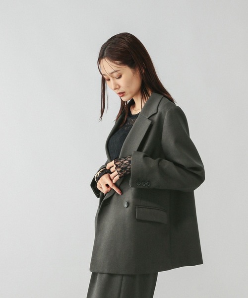 お値下げ　DRAWER 完売　テーラードジャケット quaranciel ジャケット テーラードジャケット quaranciel:「洗濯機可能