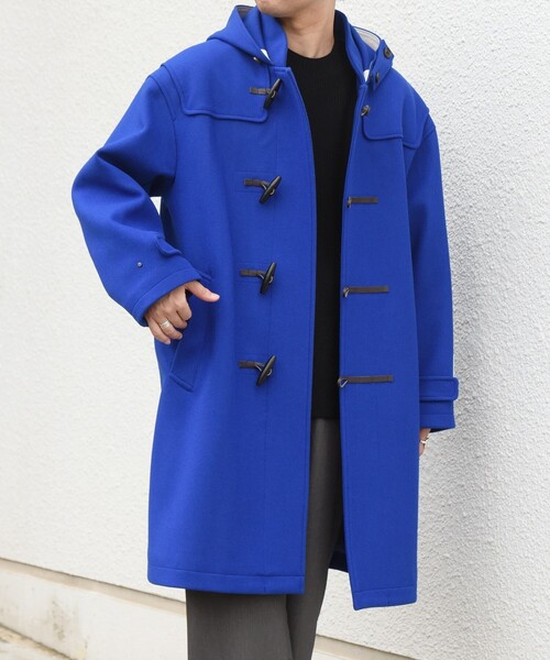SHIPS any（シップス エニィ）の「PURE WOOL MELTON ダッフル コート 26AW◆（ダッフルコート・メンズ・ブルー/ベージュ/ネイビー/オレンジ/ネイビー系/チャコールグレー/レッド/グリーン/ベージュ系その他/ブルー系その他・SMALL/MEDIUM/LARGE）」の7枚目の写真