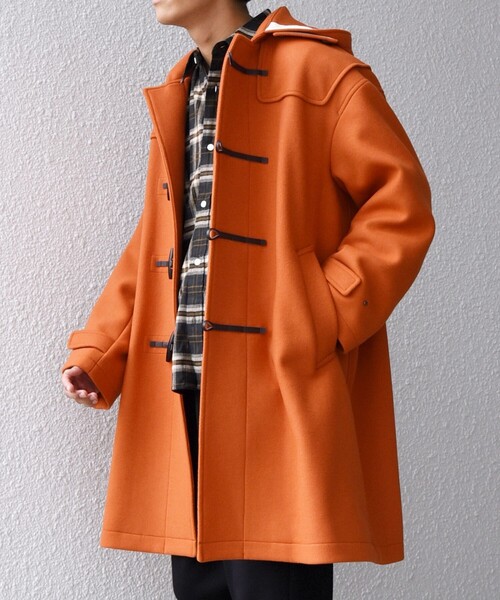 SHIPS any: PURE WOOL MELTON ダッフル コート 25AW◇（ダッフルコート