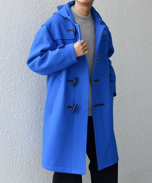 セール】SHIPS any: PURE WOOL MELTON ダッフル コート 25AW