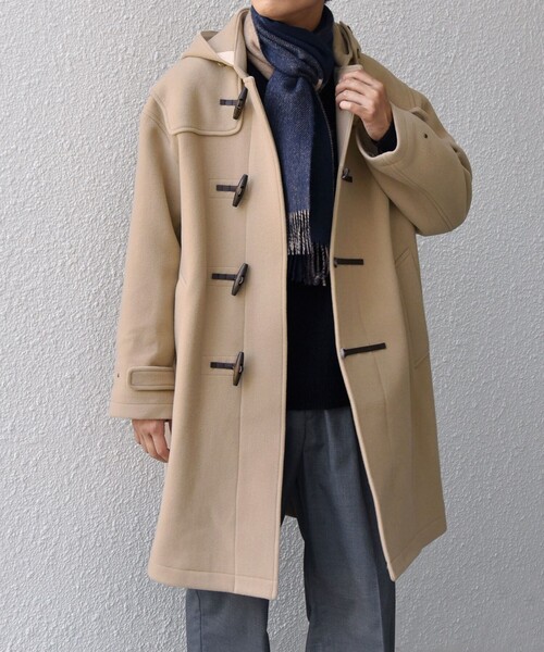 フードダッフルコート Made in UK MADE IN U.K. ダッフルコート