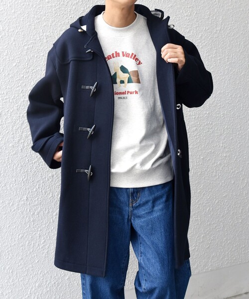 SHIPS any: PURE WOOL MELTON ダッフル コート 25AW◇（ダッフルコート