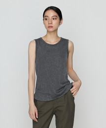 Gabardine K.T | ラメテレコ タンクトップ(Tシャツ/カットソー)