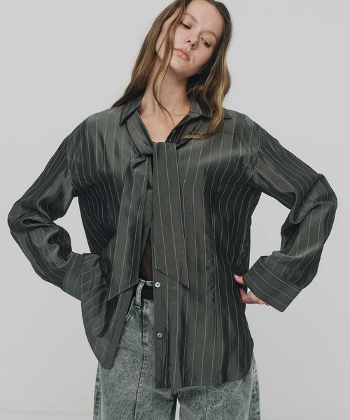 RITAN/リタン】Flows Skipper Shirts/フローズスキッパーシャツ