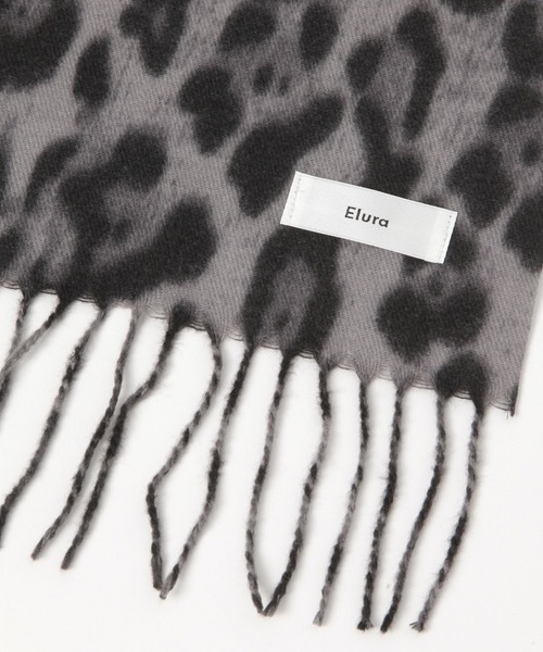 Elura（エルーラ）の「レオパードストール/591464（ストール/ショール・レディース・ベージュ/ブラック・ONE SIZE）」の4枚目の写真