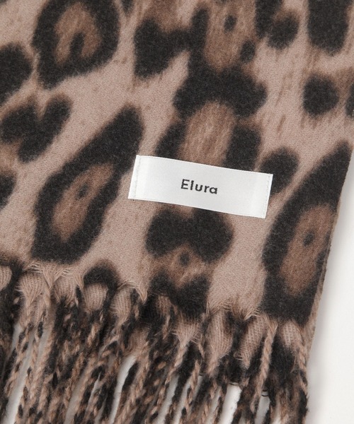 Elura（エルーラ）の「レオパードストール/591464（ストール/ショール・レディース・ベージュ/ブラック・ONE SIZE）」の7枚目の写真