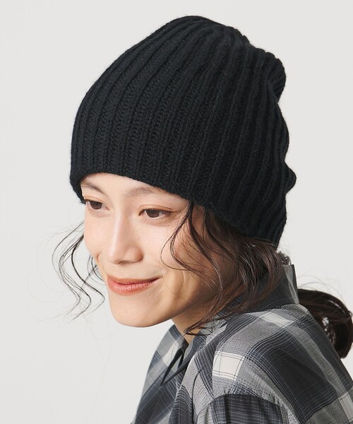 UNITED ARROWS(ユナイテッドアローズ)の「アゼ ニットキャップ(ニットキャップ/ビーニー・レディース・グレー系/ブラック/ダークブラウン/ライトグレー・FREE)」の7枚目の写真