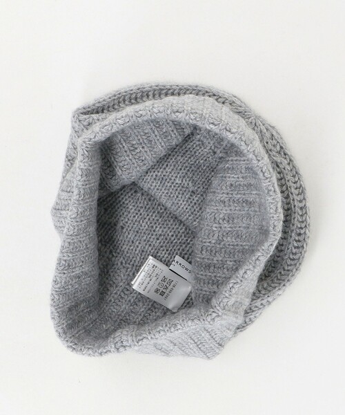 UNITED ARROWS(ユナイテッドアローズ)の「アゼ ニットキャップ(ニットキャップ/ビーニー・レディース・グレー系/ブラック/ダークブラウン/ライトグレー・FREE)」の15枚目の写真