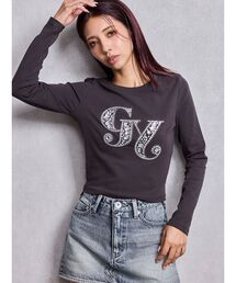 GYDA(�W�F�C�_)��GY bijou long sleeve �g�b�v�X(T�V���c/�J�b�g�\�[)
