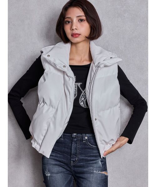 GYDA（ジェイダ）の「GY bijou long sleeve トップス（Tシャツ/カットソー・レディース・オフホワイト/チャコールグレー/ブラック・FREE）」の22枚目の写真