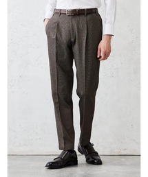 TRANS CONTINENTS | TRANS CONTINENTS　デレガント　プリントジャージパンツ　千鳥　ベージュ(スラックス)