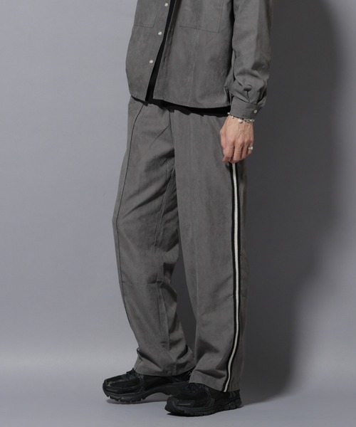 NANO universe（ナノユニバース）の「NORMANBROS別注　トラックパンツ（その他パンツ・メンズ・グレー/ブルー/グリーン・M/L）」の4枚目の写真