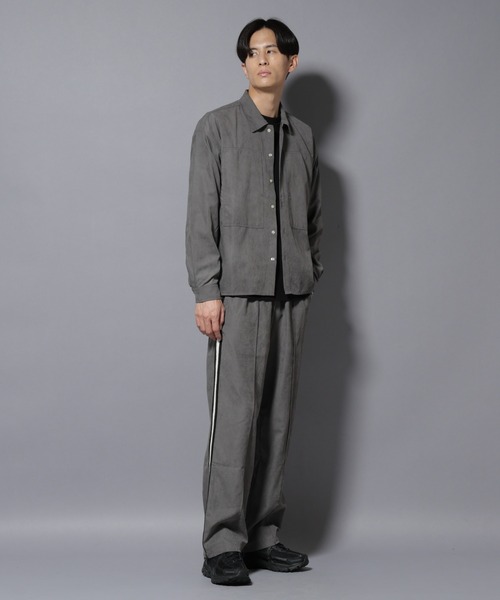 NANO universe（ナノユニバース）の「NORMANBROS別注　トラックパンツ（その他パンツ・メンズ・グレー/ブルー/グリーン・M/L）」の5枚目の写真