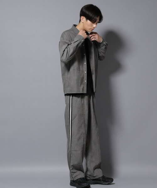 NANO universe（ナノユニバース）の「NORMANBROS別注　トラックパンツ（その他パンツ・メンズ・グレー/ブルー/グリーン・M/L）」の7枚目の写真