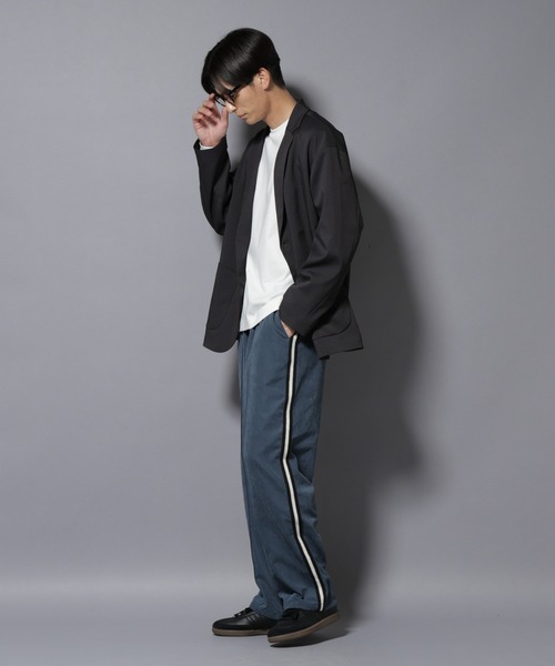 NANO universe（ナノユニバース）の「NORMANBROS別注　トラックパンツ（その他パンツ・メンズ・グレー/ブルー/グリーン・M/L）」の22枚目の写真