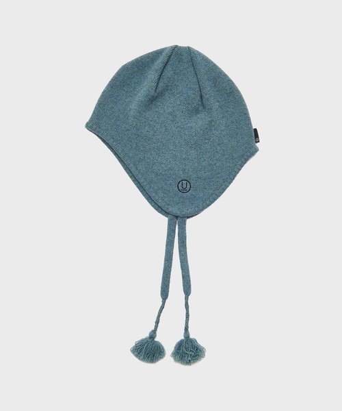 undercover アンダーカバー　ニットキャップ 1点物◇アンダーカバーUNDERCOVER黒ニット帽子ビーニーニットキャップ