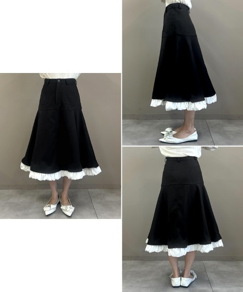 DONOBAN(ドノバン)の「ノワールスカート(スカート・レディース・ブラック・M/L)」の3枚目の写真