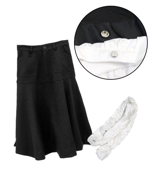 DONOBAN(ドノバン)の「ノワールスカート(スカート・レディース・ブラック・M/L)」の5枚目の写真