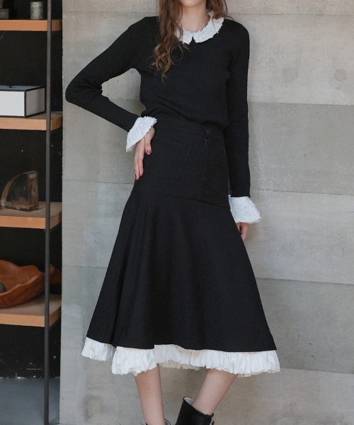 DONOBAN(ドノバン)の「ノワールスカート(スカート・レディース・ブラック・M/L)」の8枚目の写真