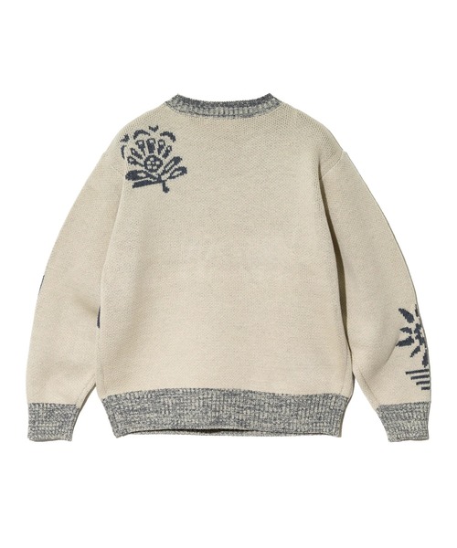 CUBE SUGAR（キューブシュガー）の「CUBE SUGAR/キューブシュガー　アクリルジャガード バードモチーフPO（ニット/セーター・レディース・ナチュラル/オレンジ・FREE）」の11枚目の写真