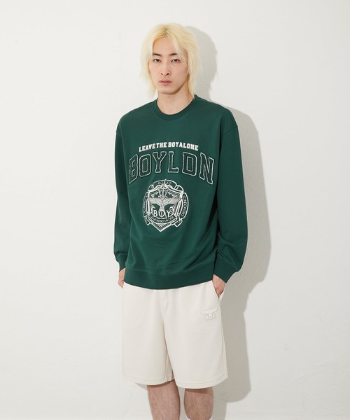 BOY LONDON(ボーイロンドン)の「【BOY LONDON】COLLEGE PATCH SWEAT(スウェット・メンズ・グリーン・MEDIUM/LARGE/X-LARGE)」の4枚目の写真