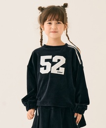 minimal | 短丈ベロアトレーナー(スウェット)