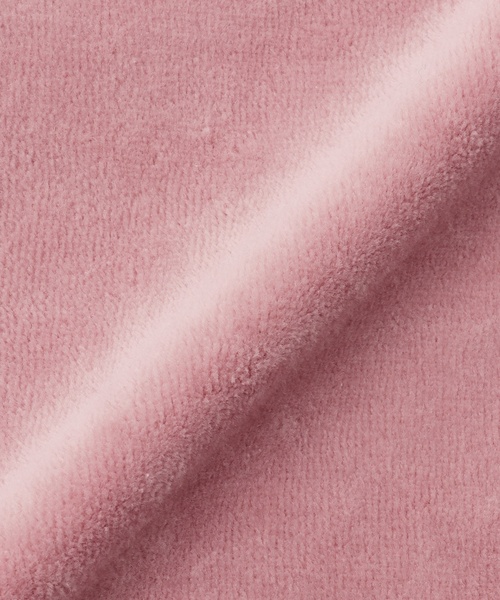 minimal（ミニマル）の「短丈ベロアトレーナー（スウェット・キッズ・ピンク/ブラック・130cm/140cm/120cm/100cm/110cm/90cm）」の7枚目の写真