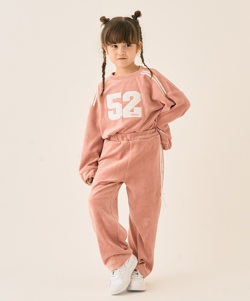 minimal（ミニマル）の「短丈ベロアトレーナー（スウェット・キッズ・ピンク/ブラック・130cm/140cm/120cm/100cm/110cm/90cm）」の13枚目の写真