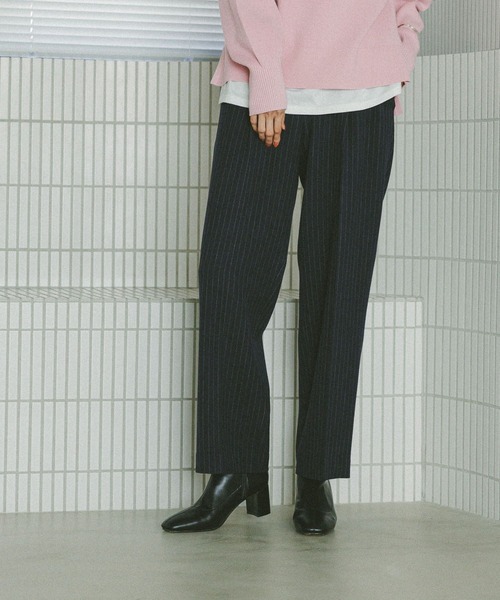 GLOBAL WORK（グローバルワーク）の「あったかウツクシイージー柄/581073（その他パンツ・レディース・ブラック系その他/ダークブルー/ブラウン系その他6・S-Long/MEDIUM/LARGE/SMALL/X-LARGE/X-SMALL/XL-Long/L-Long/M-Long/XX-LARGE）」の3枚目の写真