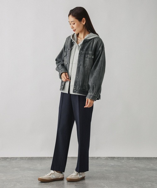 GLOBAL WORK（グローバルワーク）の「あったかウツクシイージー柄/581073（その他パンツ・レディース・ブラック系その他/ダークブルー/ブラウン系その他6・S-Long/MEDIUM/LARGE/SMALL/X-LARGE/X-SMALL/XL-Long/L-Long/M-Long/XX-LARGE）」の6枚目の写真