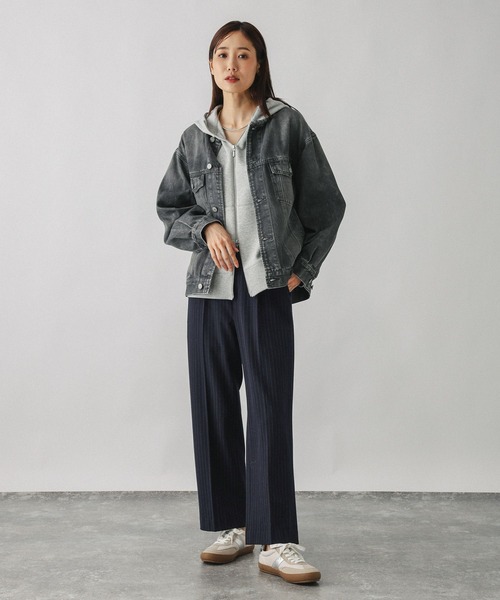 GLOBAL WORK（グローバルワーク）の「あったかウツクシイージー柄/581073（その他パンツ・レディース・ブラック系その他/ダークブルー/ブラウン系その他6・S-Long/MEDIUM/LARGE/SMALL/X-LARGE/X-SMALL/XL-Long/L-Long/M-Long/XX-LARGE）」の7枚目の写真