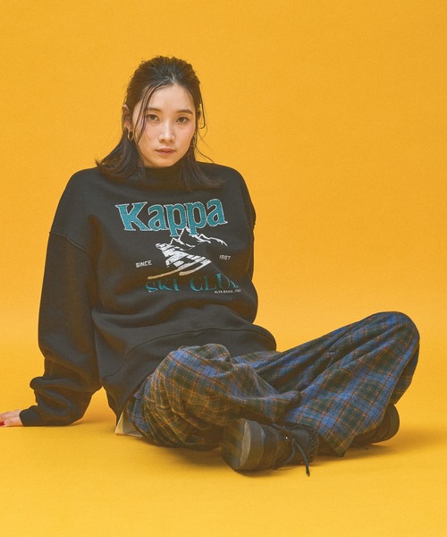Kappa(カッパ)の「≪Kappa×and ST ウェルネスクラブ≫Ski Clubデザインスウェット (ユニセックス)(スウェット・レディース・ブラック/グレー・LARGE/SMALL/MEDIUM)」の18枚目の写真