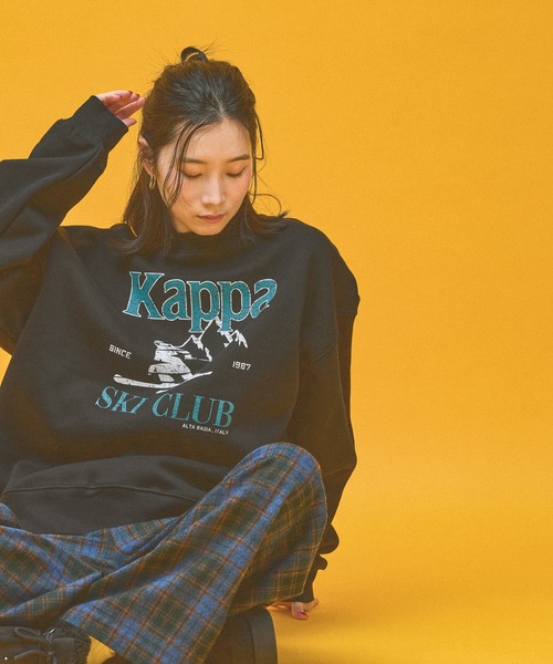 Kappa(カッパ)の「≪Kappa×and ST ウェルネスクラブ≫Ski Clubデザインスウェット (ユニセックス)(スウェット・レディース・ブラック/グレー・LARGE/SMALL/MEDIUM)」の19枚目の写真