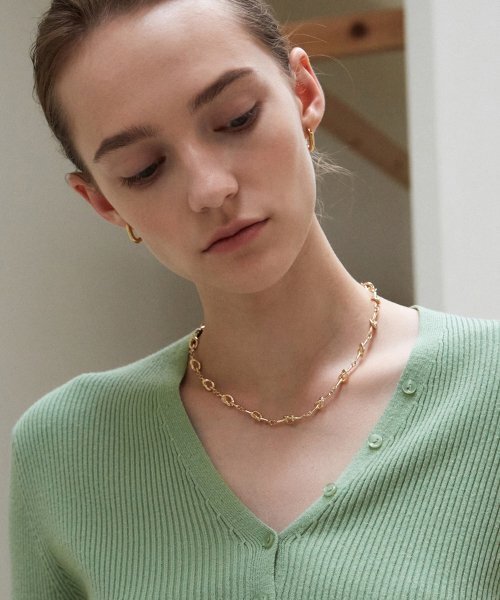 NICK&NICOLE(ニックアンドニコール)の「BUTTON SLIM KNIT CARDIGAN_MINT(カーディガン/ボレロ・レディース・その他・FREE)」の2枚目の写真